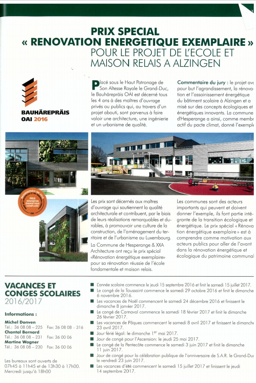 014 - 2016 - deBuet Ecole maison relais Alzingen