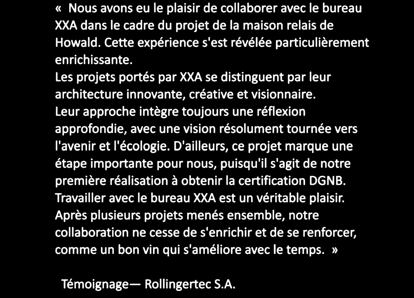 témoignage